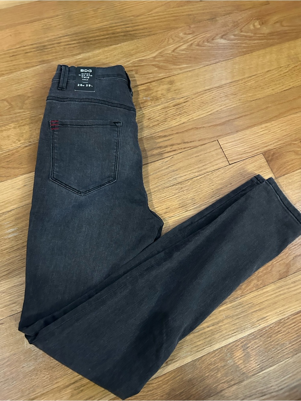 BDG Men’s Charcoal Slim Jeans